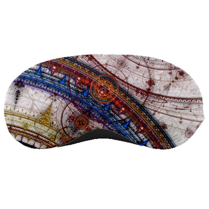 Fractal Circles Sleeping Masks