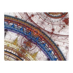 Fractal Circles Double Sided Flano Blanket (mini)  by BangZart