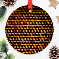 Fond 3d Ornament (round) by BangZart