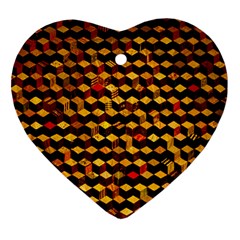 Fond 3d Heart Ornament (two Sides) by BangZart