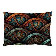 Fractal Art Pattern Flower Art Background Clored Pillow Case (two Sides) by BangZart