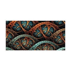 Fractal Art Pattern Flower Art Background Clored Yoga Headband by BangZart