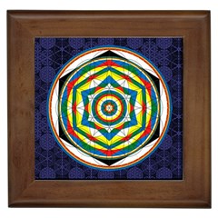 Flower Of Life Universal Mandala Framed Tiles by BangZart