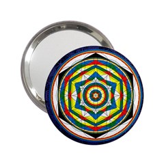 Flower Of Life Universal Mandala 2 25  Handbag Mirrors by BangZart