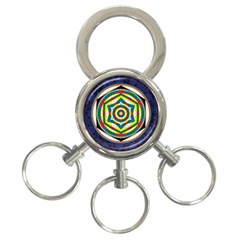 Flower Of Life Universal Mandala 3-ring Key Chains by BangZart