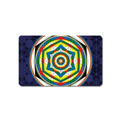 Flower Of Life Universal Mandala Magnet (name Card) by BangZart