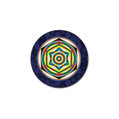 Flower Of Life Universal Mandala Golf Ball Marker by BangZart