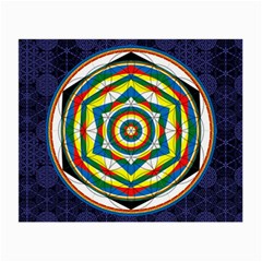 Flower Of Life Universal Mandala Small Glasses Cloth by BangZart