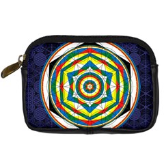 Flower Of Life Universal Mandala Digital Camera Cases by BangZart