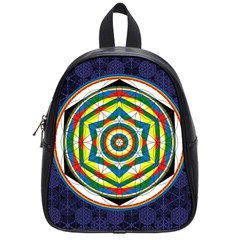 Flower Of Life Universal Mandala School Bags (small)  by BangZart