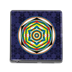 Flower Of Life Universal Mandala Memory Card Reader (square) by BangZart