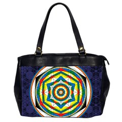 Flower Of Life Universal Mandala Office Handbags (2 Sides)  by BangZart