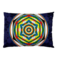 Flower Of Life Universal Mandala Pillow Case (two Sides) by BangZart