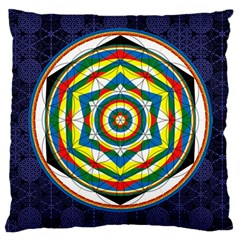 Flower Of Life Universal Mandala Large Cushion Case (two Sides) by BangZart