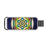 Flower Of Life Universal Mandala Portable USB Flash (One Side) Front