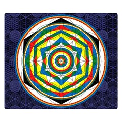 Flower Of Life Universal Mandala Double Sided Flano Blanket (small)  by BangZart