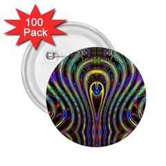 Curves Color Abstract 2 25  Buttons (100 Pack)  by BangZart