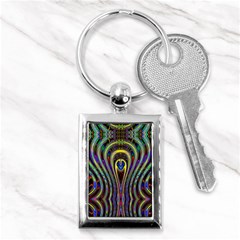 Curves Color Abstract Key Chains (rectangle)  by BangZart