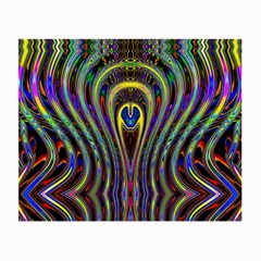 Curves Color Abstract Small Glasses Cloth by BangZart