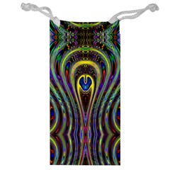 Curves Color Abstract Jewelry Bag by BangZart