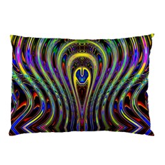 Curves Color Abstract Pillow Case (two Sides) by BangZart