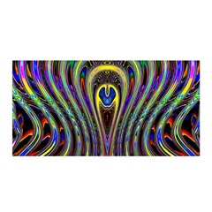 Curves Color Abstract Satin Wrap by BangZart