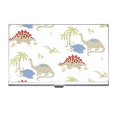 Dinosaur Art Pattern Business Card Holders by BangZart