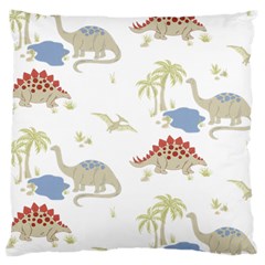 Dinosaur Art Pattern Large Cushion Case (two Sides) by BangZart