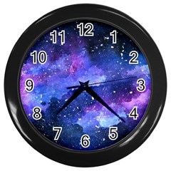 Galaxy Wall Clocks (black) by Kathrinlegg