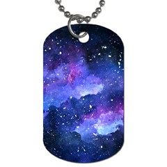 Galaxy Dog Tag (one Side) by Kathrinlegg