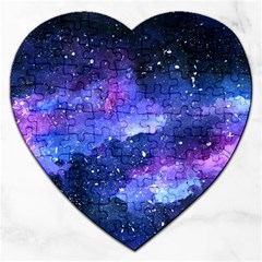 Galaxy Jigsaw Puzzle (heart) by Kathrinlegg