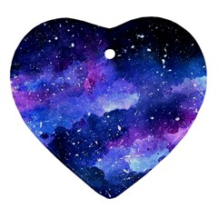 Galaxy Heart Ornament (two Sides)