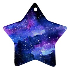 Galaxy Star Ornament (two Sides) by Kathrinlegg