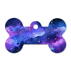 Galaxy Dog Tag Bone (two Sides) by Kathrinlegg