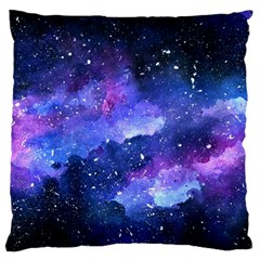 Galaxy Large Flano Cushion Case (one Side) by Kathrinlegg