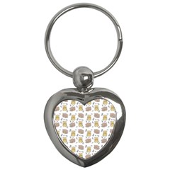 Cute Hamster Pattern Key Chains (heart)  by BangZart