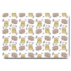 Cute Hamster Pattern Large Doormat  by BangZart