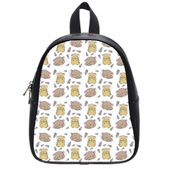 Cute Hamster Pattern School Bags (small)  by BangZart