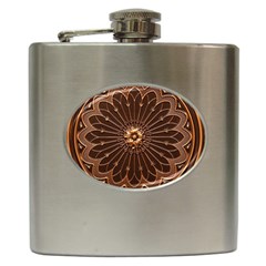 Decorative Antique Gold Hip Flask (6 Oz) by BangZart