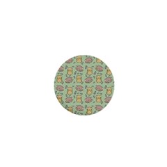 Cute Hamster Pattern 1  Mini Buttons by BangZart