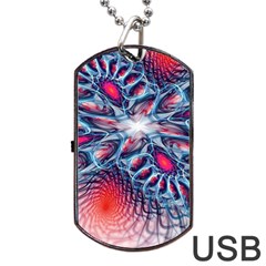 Creative Abstract Dog Tag Usb Flash (two Sides) by BangZart