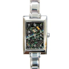 Computer Ram Tech Rectangle Italian Charm Watch by BangZart