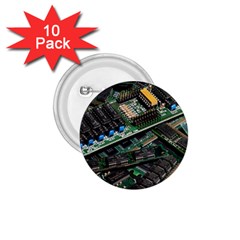 Computer Ram Tech 1 75  Buttons (10 Pack) by BangZart