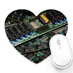 Computer Ram Tech Heart Mousepads by BangZart