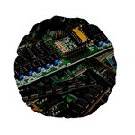 Computer Ram Tech Standard 15  Premium Round Cushions Back