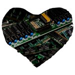 Computer Ram Tech Large 19  Premium Heart Shape Cushions Back