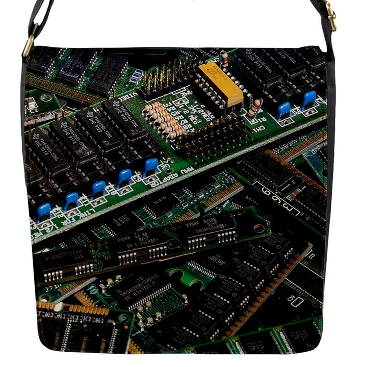 Computer Ram Tech Flap Messenger Bag (S)