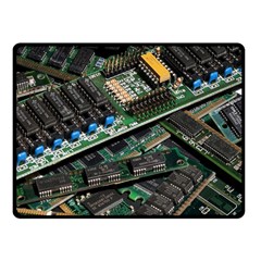 Computer Ram Tech Double Sided Fleece Blanket (small)  by BangZart