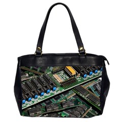 Computer Ram Tech Office Handbags (2 Sides)  by BangZart