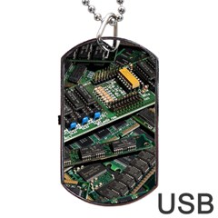 Computer Ram Tech Dog Tag Usb Flash (one Side) by BangZart